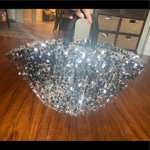 BoHo Sequin Clamshell Beach Bag (BRAND NEW)